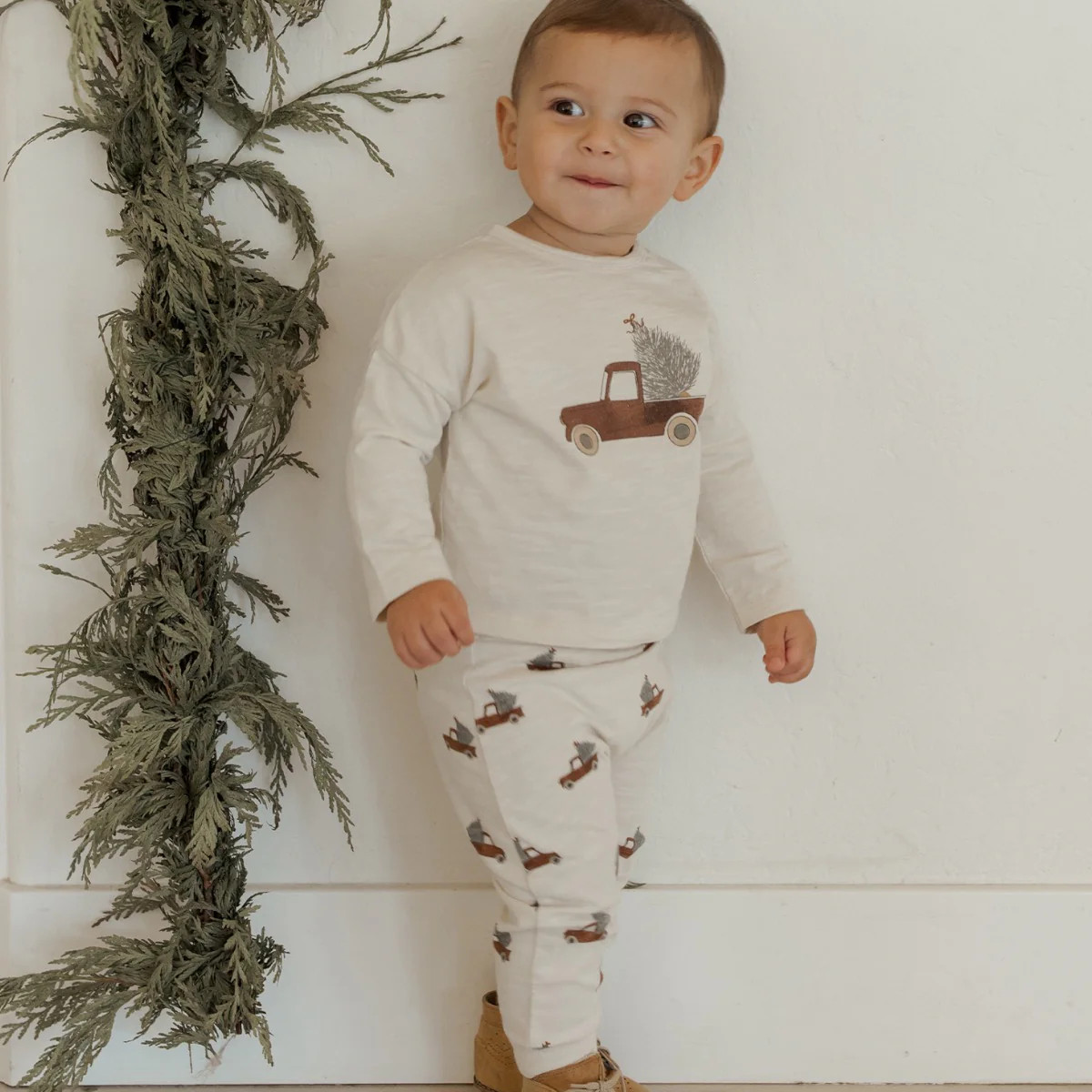 Rylee & Cru Long Sleeve Tee + Pant Set, Trucks | SpearmintLOVE