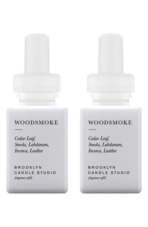 PURA x Brooklyn Candle 2-Pack Diffuser Fragrance Refills in Woodsmoke at Nordstrom | Nordstrom