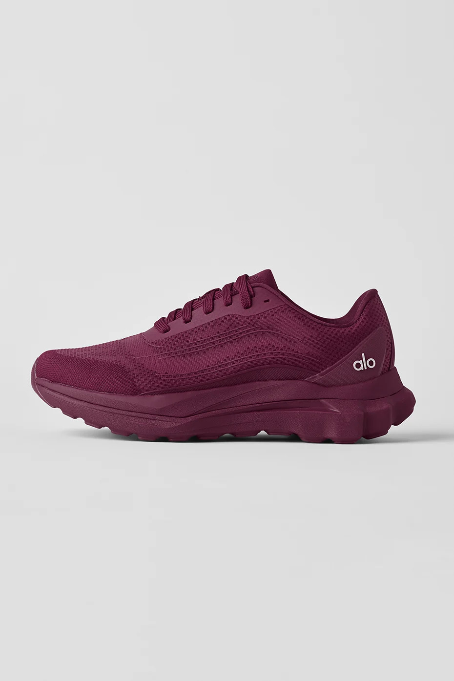 ALO Runner Shoes in Burgundy Red, Size: 7.5M/9W | Alo Yoga