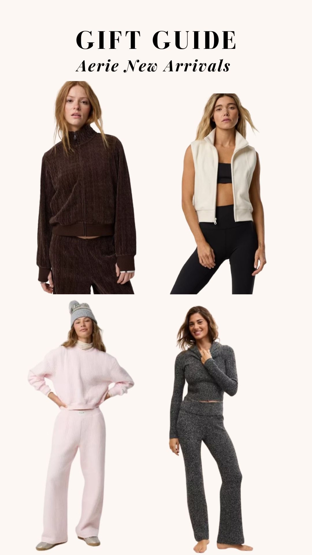 Arie new arrivals 
Artie sets 
Comfy clothes 
Travel outfit 

#LTKGiftGuide #LTKFindsUnder100