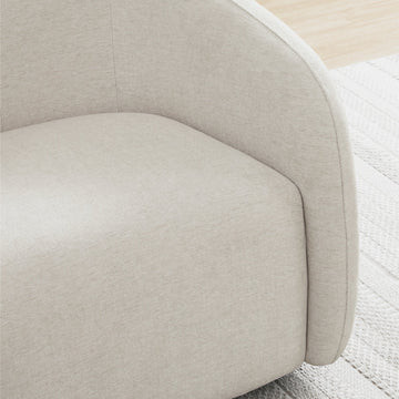 Bella Modern Swivel Accent Chair | Plush & Mid-Century Style | Chita