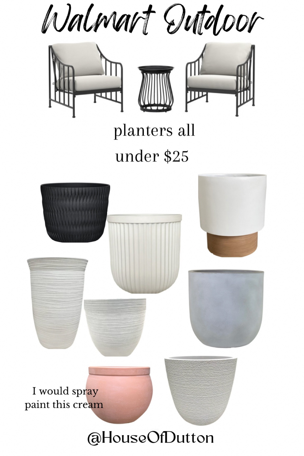 Walmart Outdoor

Planters, look for less, under $25, outdoor living, spring, affordable, outdoor finds, home decor, looks for less

#LTKFind #LTKhome #LTKunder50