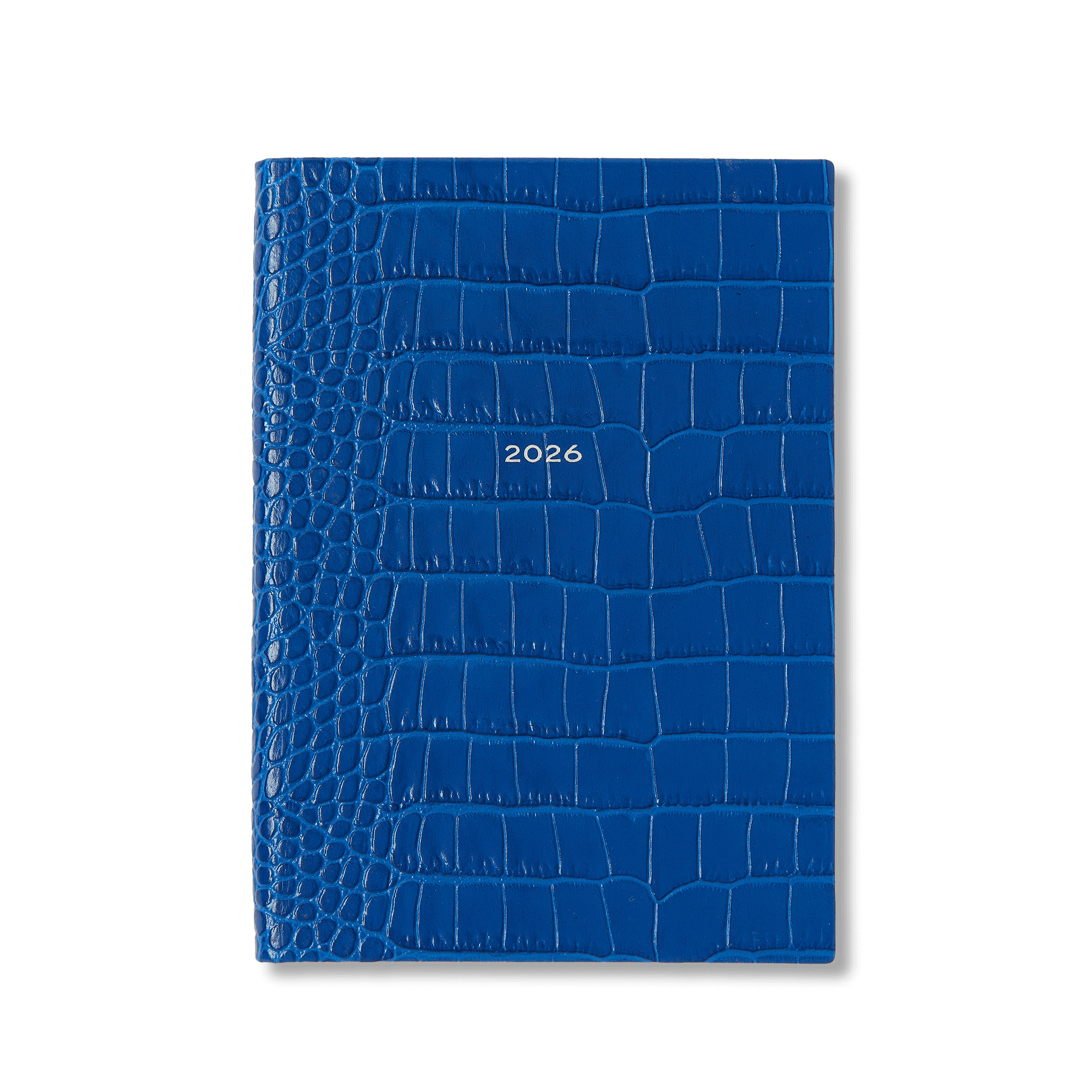 2026 Soho Weekly Journal in Mara in cerulean | Smythson | Smythson