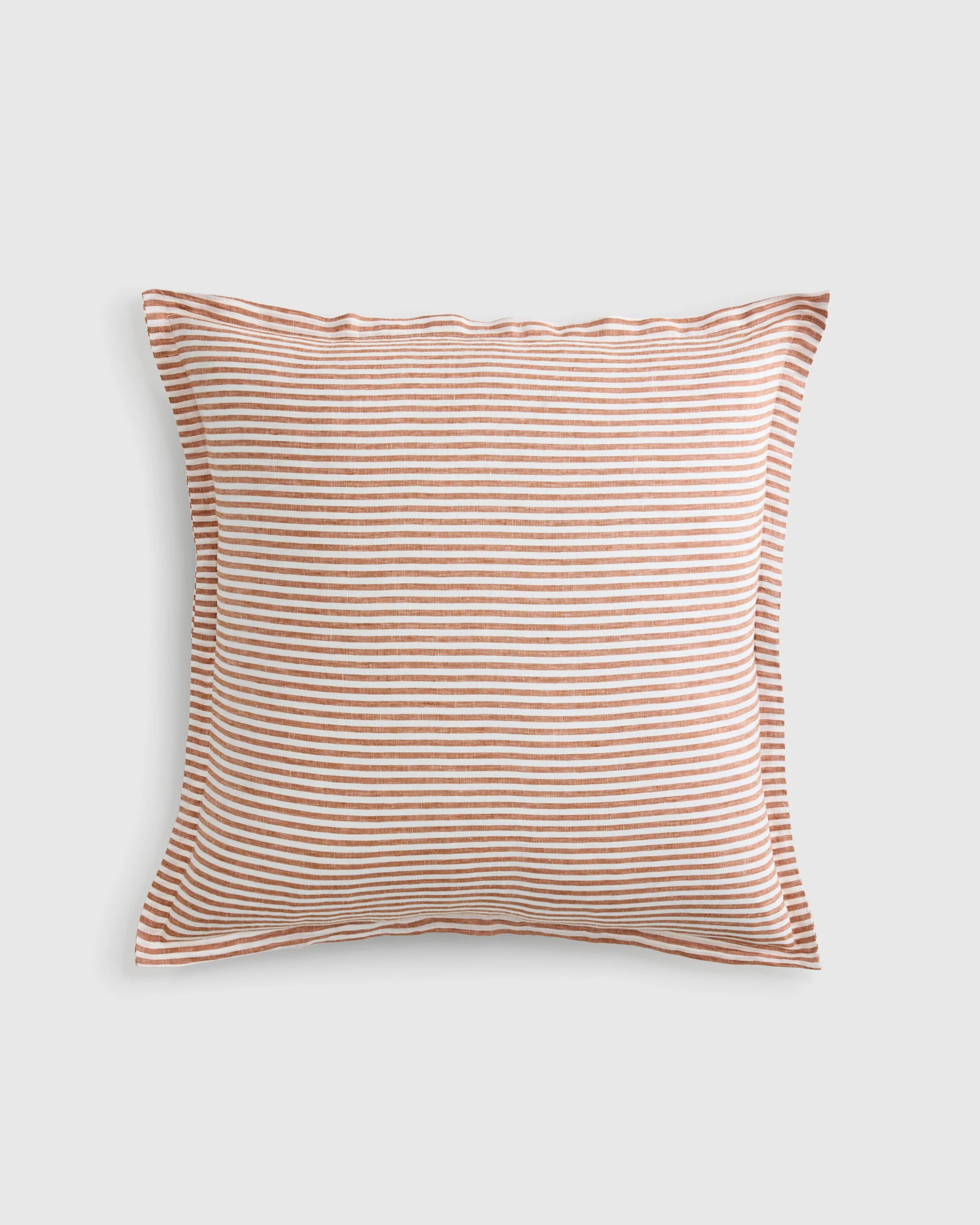 European Linen Stripe Euro Sham | Quince