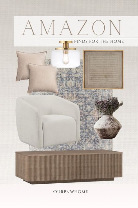 Latest Amazon home finds!

Semi-flush mount lighting, lighting fixture, white accent chair, armchair, modern traditional home, navy area rug, fluted coffee table, rectangular coffee table, living room furniture, abstract wall art, geometric wall art, neutral throw pillows, vase, home decor

#LTKSeasonal #LTKStyleTip #LTKHome
