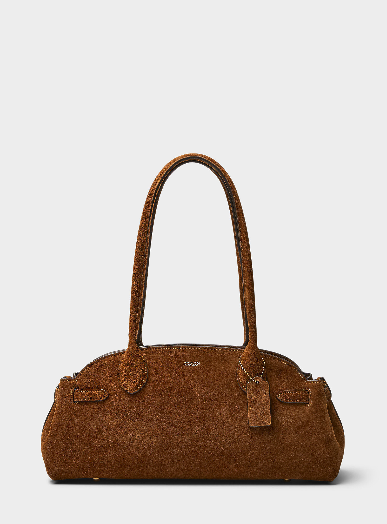 Coach - Women's Empire soft suede shoulder bag | Simons