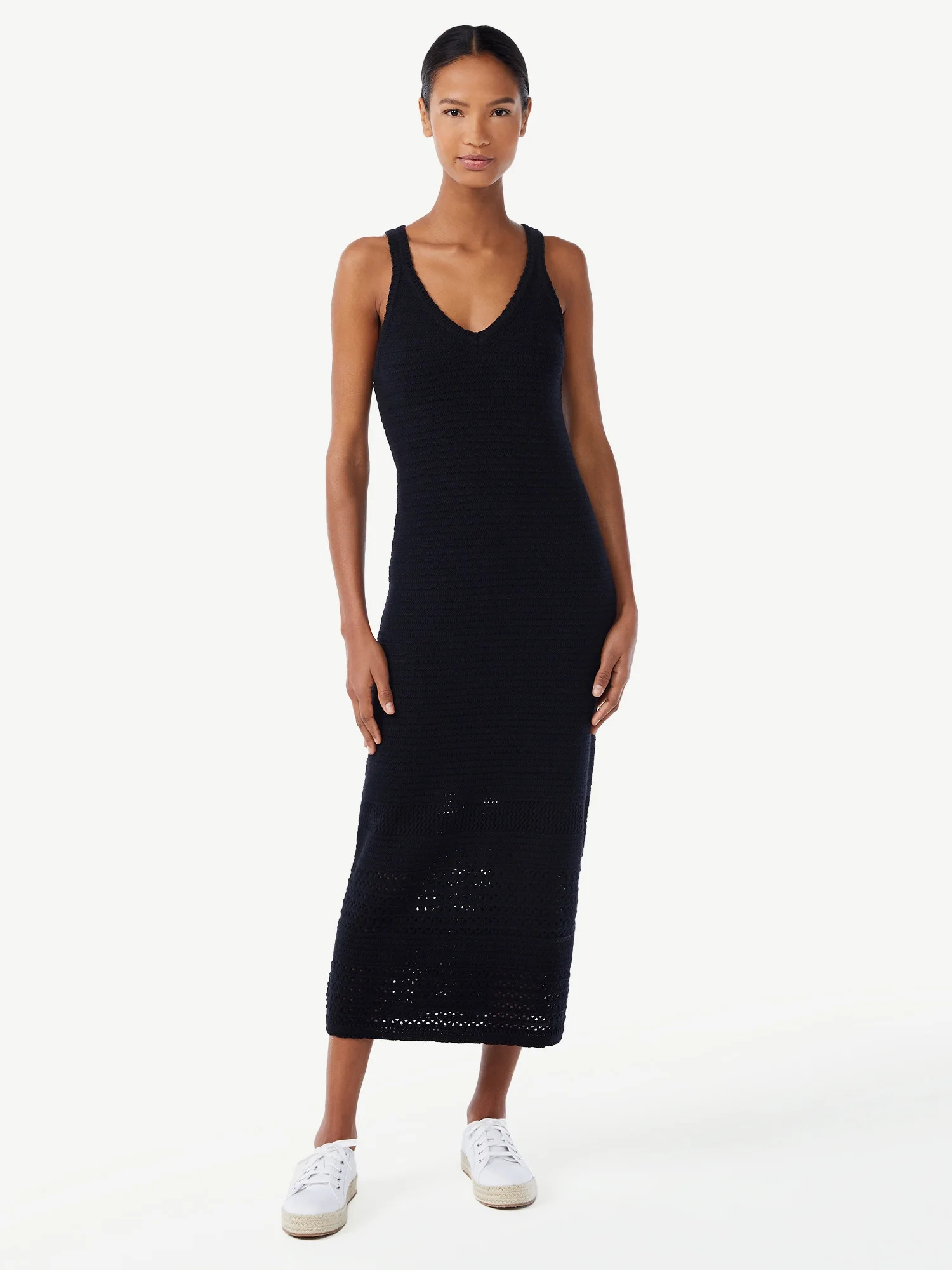 Scoop Women's Crochet Shift Dress | Walmart (US)