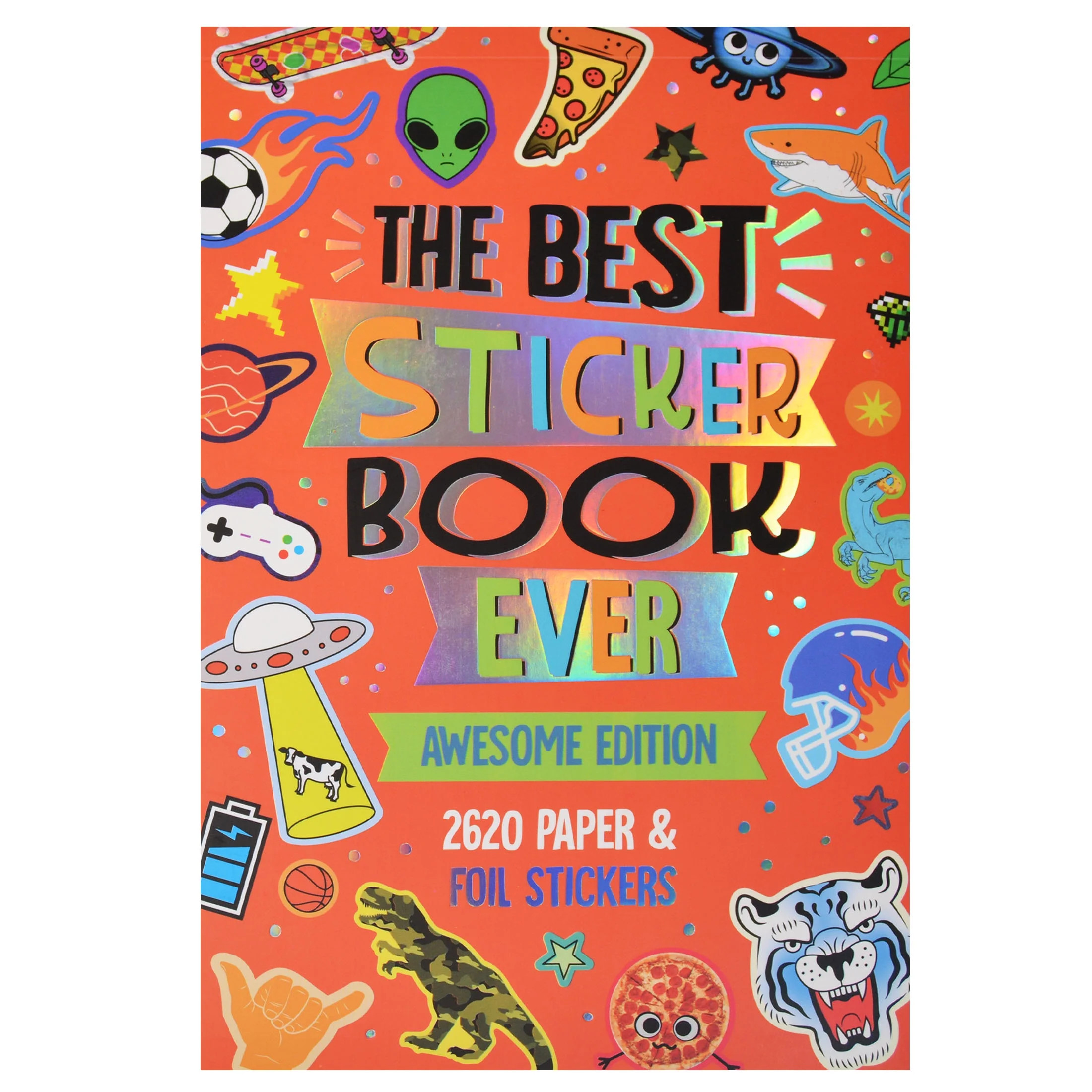Pen+Gear Awesome Sticker Book, 40 Pages, 2500+ Paper and Foil Stickers - Walmart.com | Walmart (US)