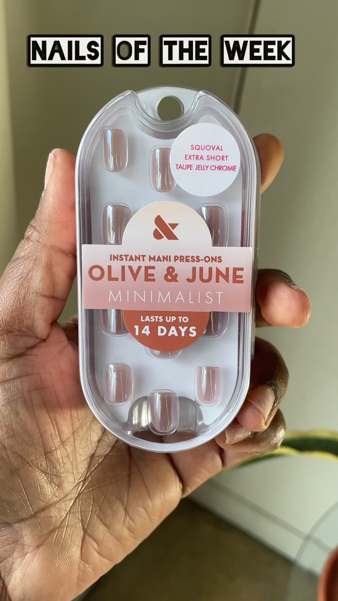 I found these cute Olive & June Taupe Jelly Chrome nails off Amazon! 🥰 love short cute nails

#LTKBeauty