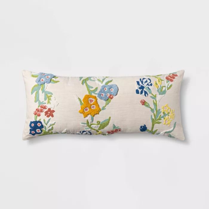 Oversized Lumbar Floral Pillow - Opalhouse™ | Target