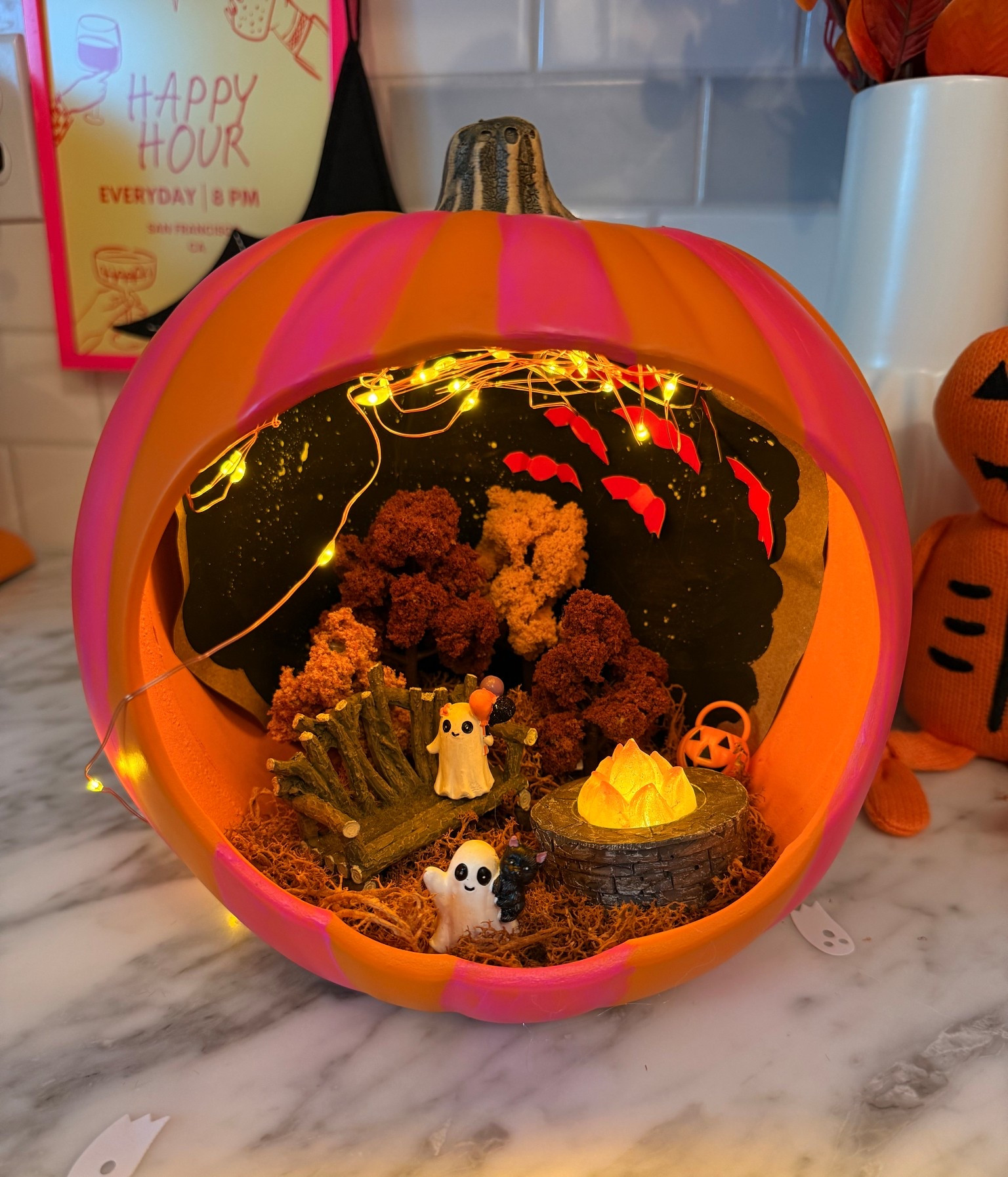 Pumpkin Diorama DIY! Halloween crafting season! Sooo many adorable miniatures to customize this project  

#LTKHome #LTKSaleAlert #LTKSeasonal