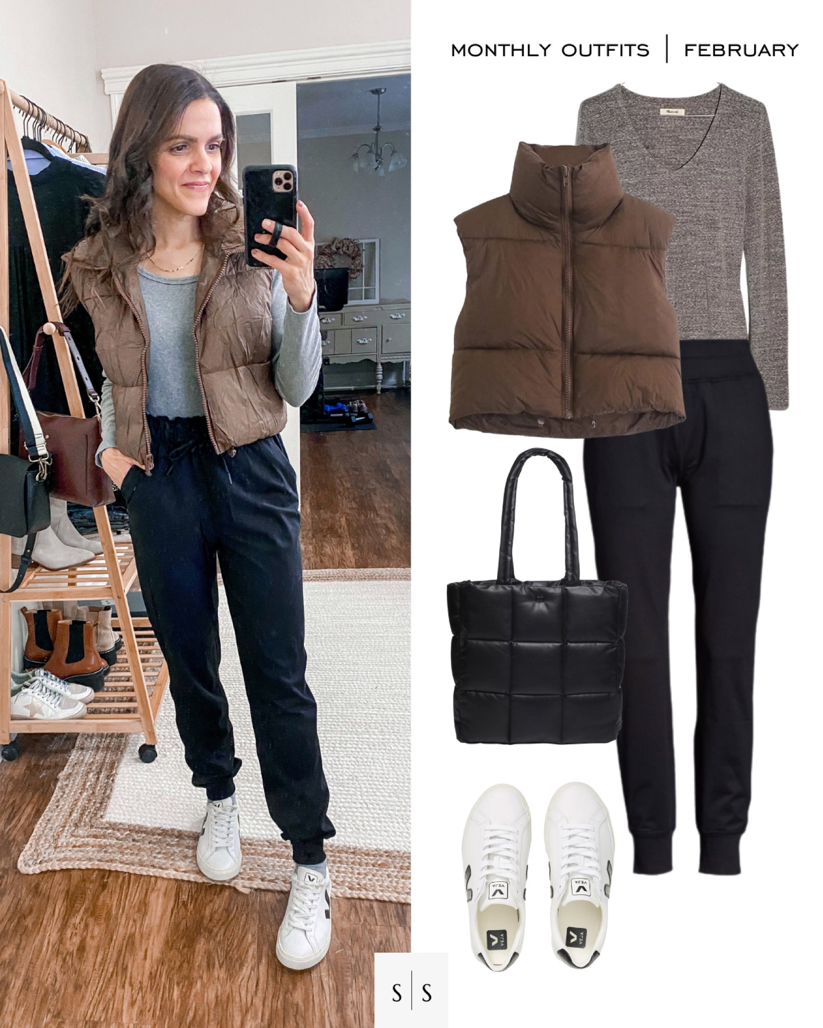 Monthly outfit planner : FEBRUARY looks | #casualstyle #joggers #amazonfind #everydayoutfit #winterstyle #puffervest #casualchic #springoutfit #winteroutfit | See entire calendar on thesarahstories.com ✨

#LTKFind #LTKstyletip