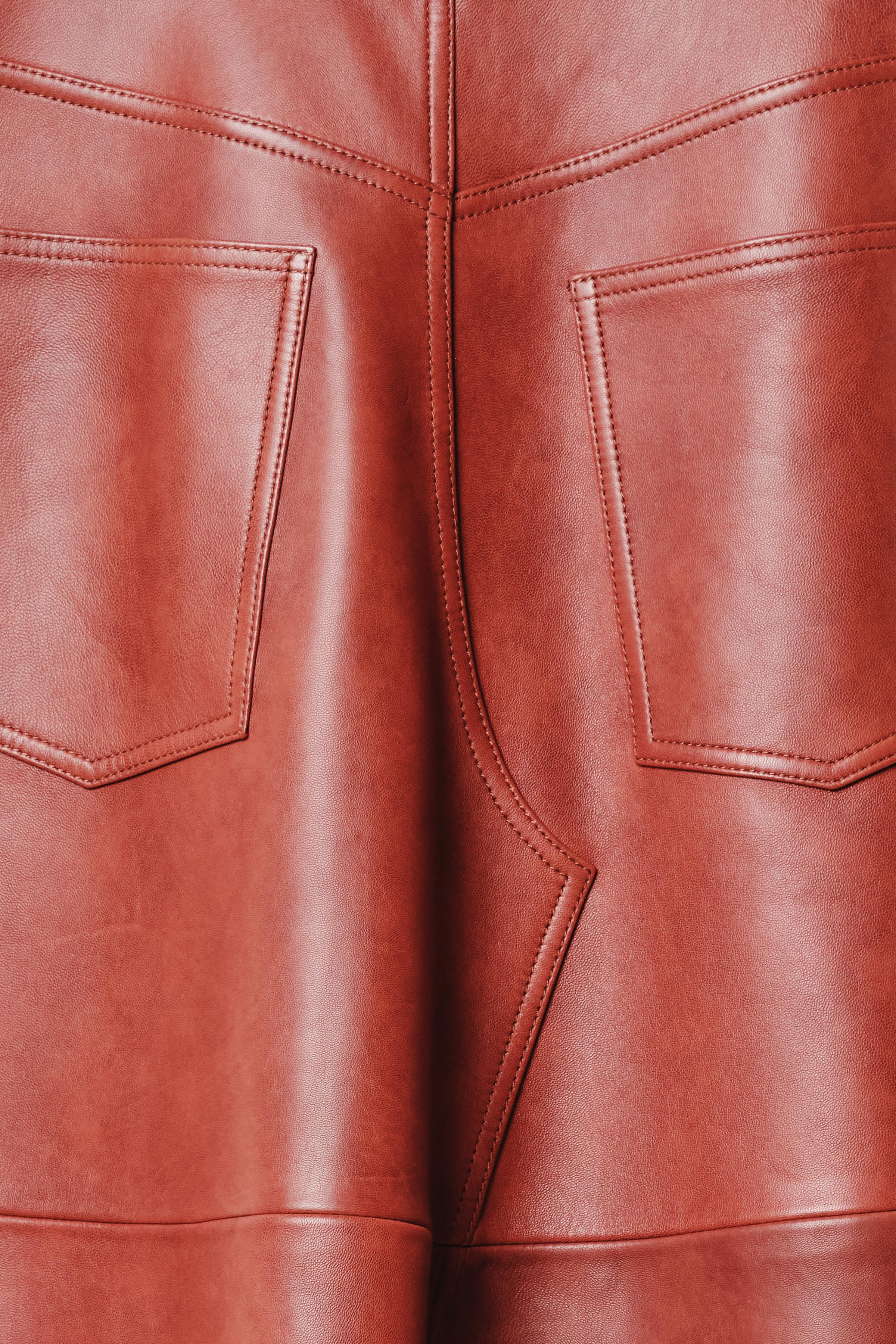 LEATHER MIDI SKIRT WILLY CHAVARRIA X ZARA | Zara US