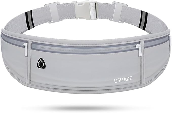 USHAKE Slim Running Belt, Workout Fanny Pack for Men Women,Exercise Waist Pack for Apple iPhone H... | Amazon (US)