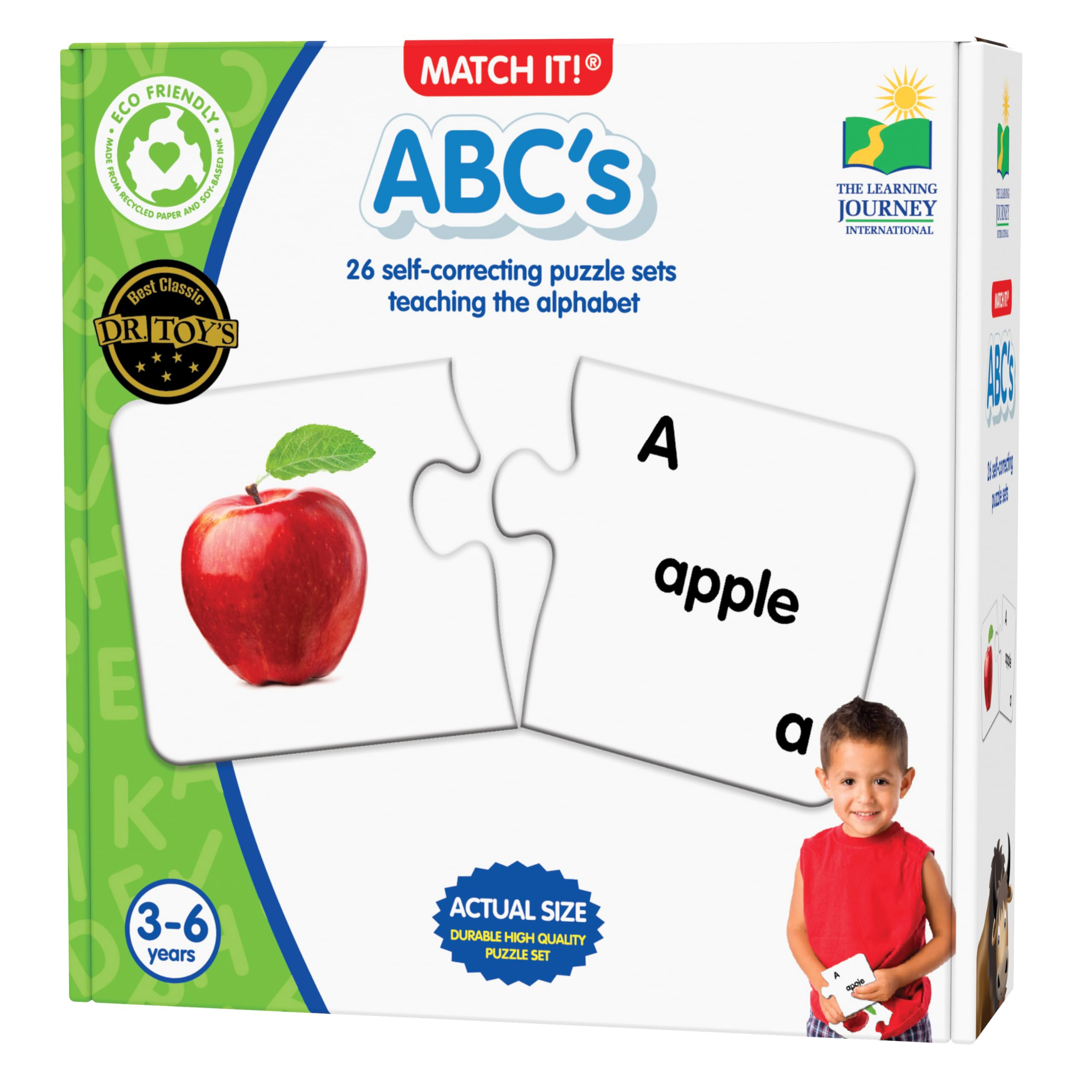 The Learning Journey: Match It! - ABCs - ABC Puzzle, Alphabet Puzzles for 2 Year Olds, Alphabet P... | Amazon (US)