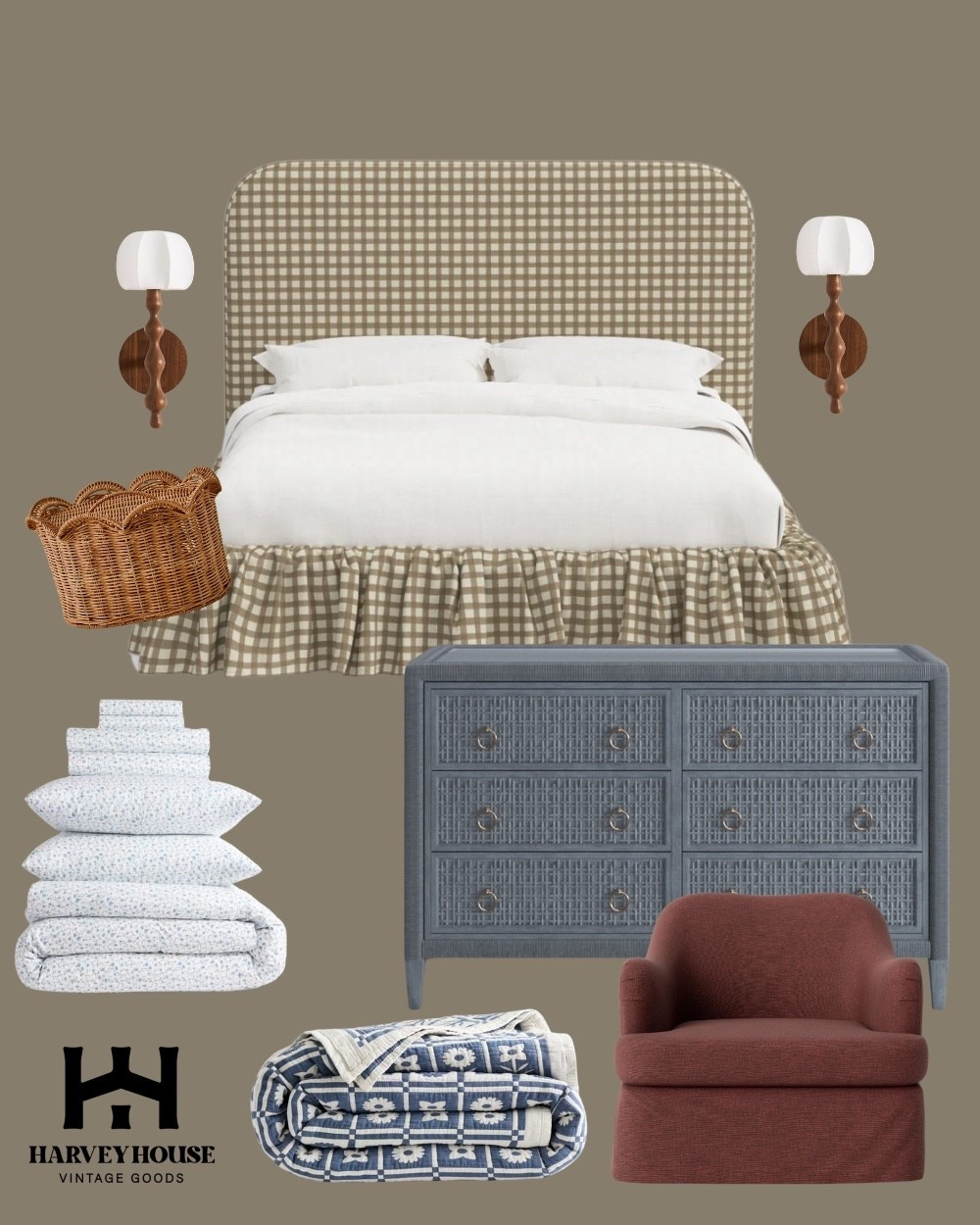 Bedroom Inspo  - Bed, dresser, sconces, chairs, bedding, pillows, home decor 

#LTKHome