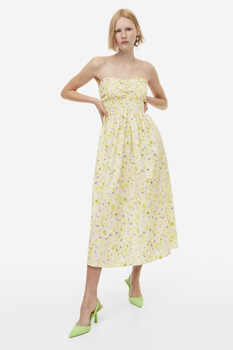 Smocked cotton dress | H&M (UK, MY, IN, SG, PH, TW, HK)