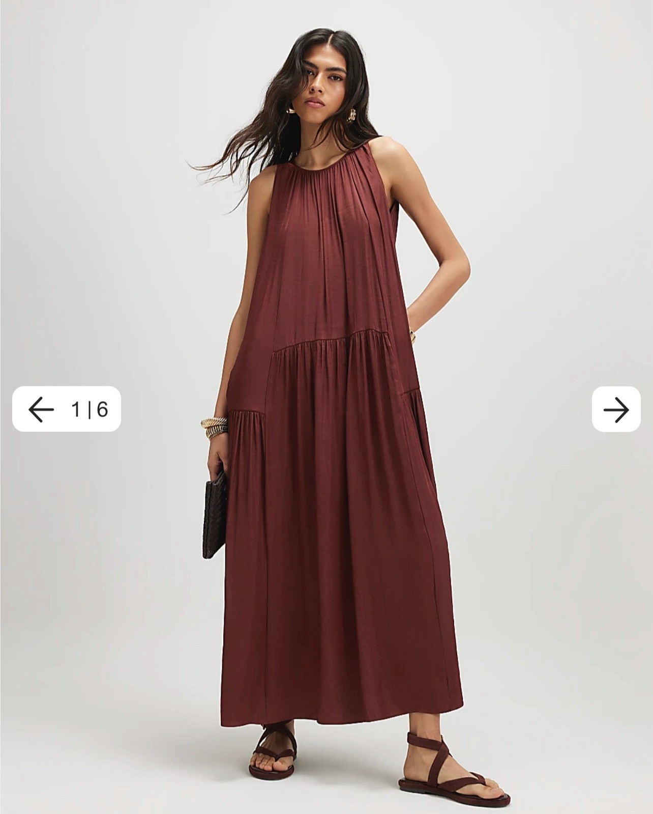 River island new in 
Brown holiday dress 

#LTKsummer #LTKuk