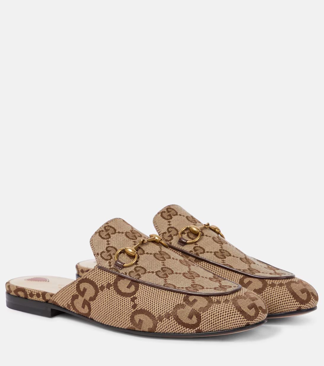 Jumbo GG Princetown canvas slippers | Mytheresa (US/CA)