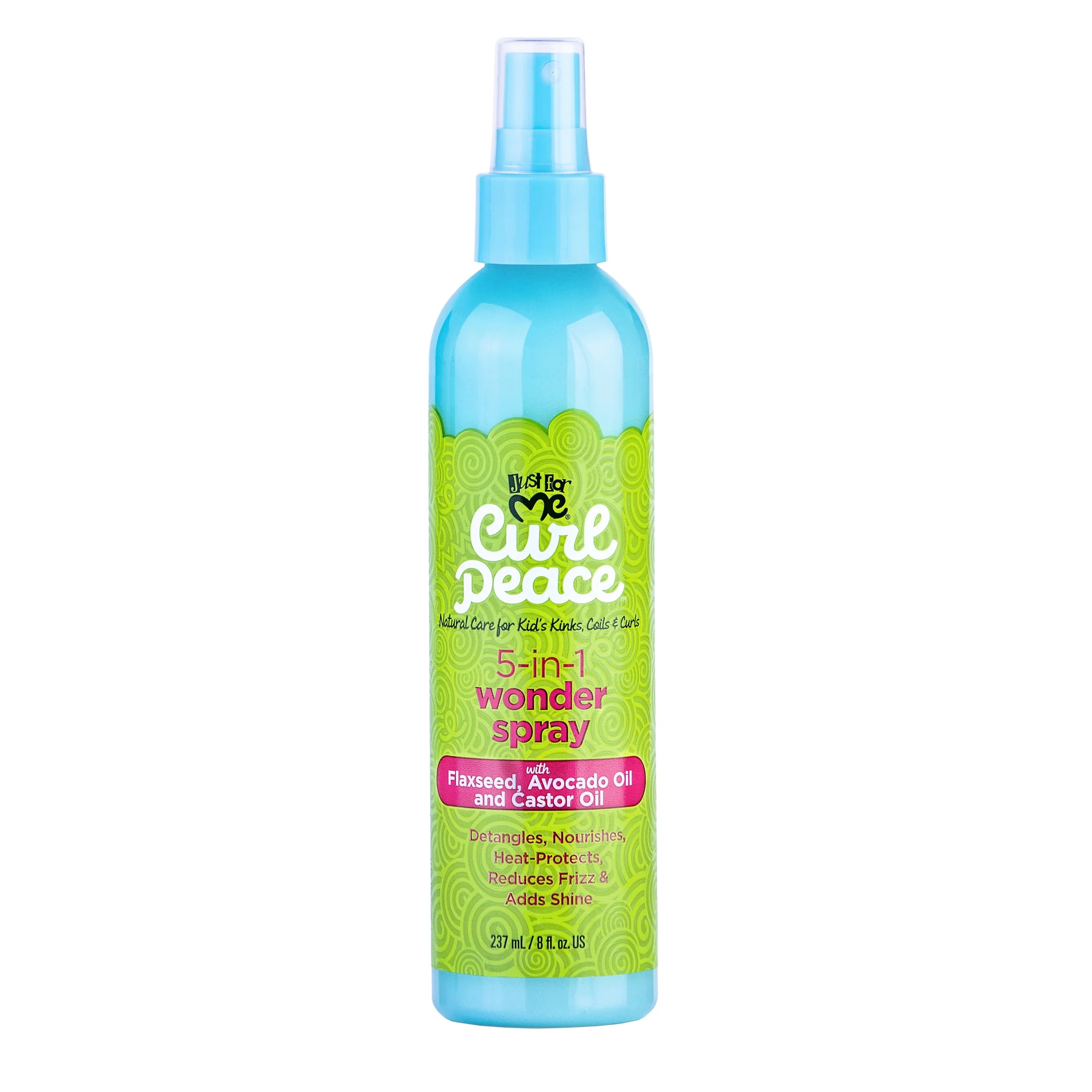 Just For Me Curl Peace 5-in-1 Wonder Spray 8 oz., for Kids, Female, Frizz Control | Walmart (US)