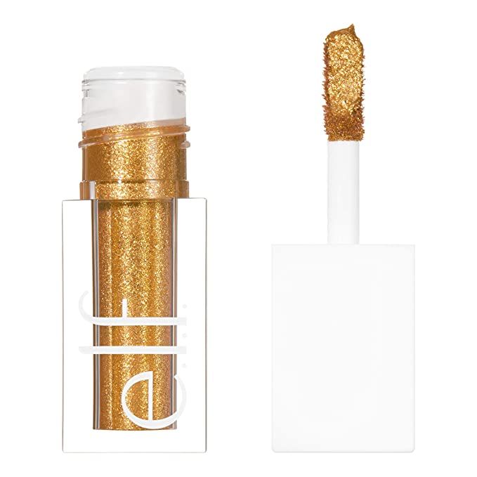 e.l.f., Liquid Glitter Eyeshadow, Long Lasting, Quick-Drying, Opaque, Gel-Based Formula, Creates ... | Amazon (US)