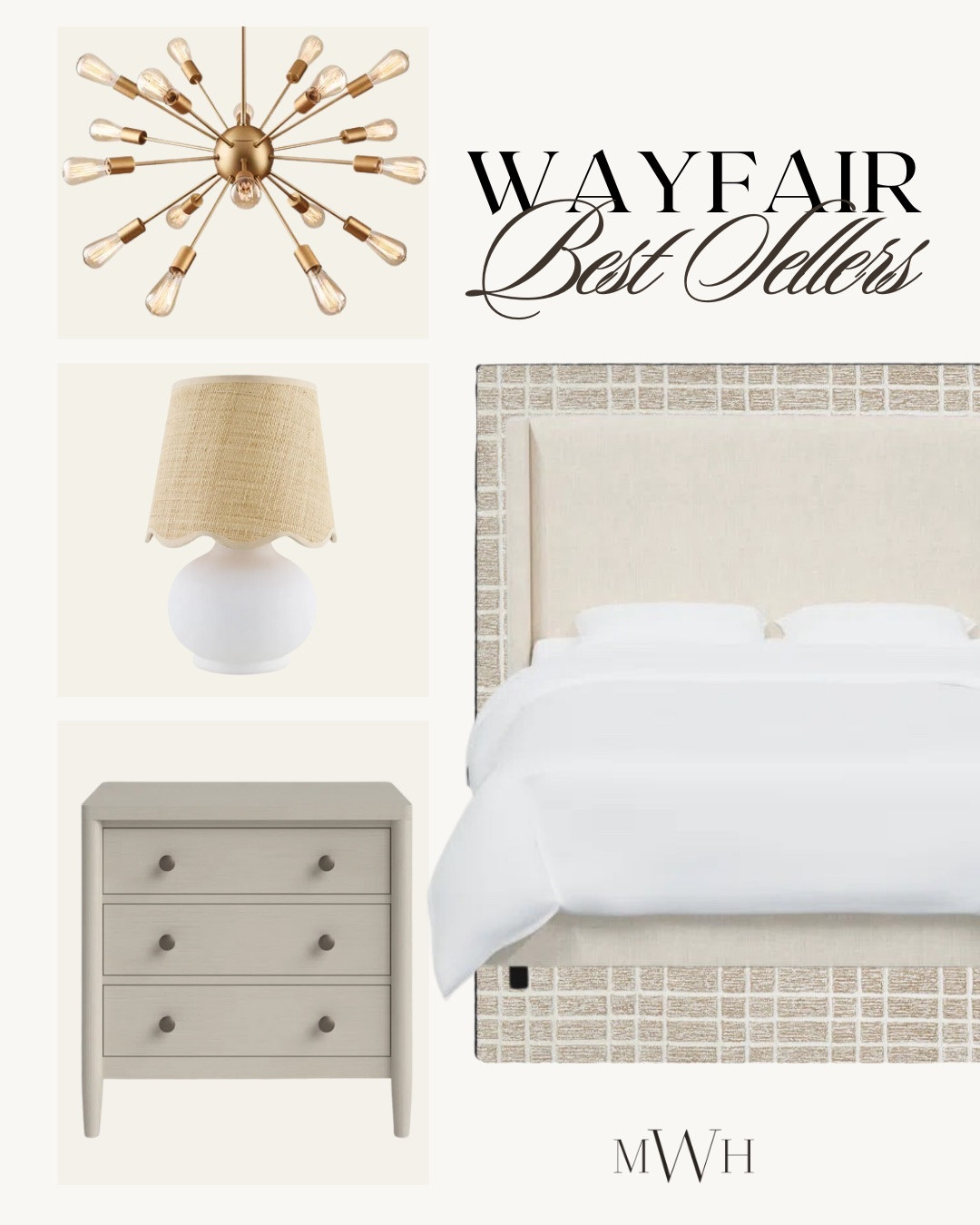 Wayfair Bedroom Best Sellers

#bedroom #bedroomdecor #bedroomfurniture #wayfair #homedecor #interiordesign #LTK

#LTKHome #LTKSaleAlert #LTKStyleTip