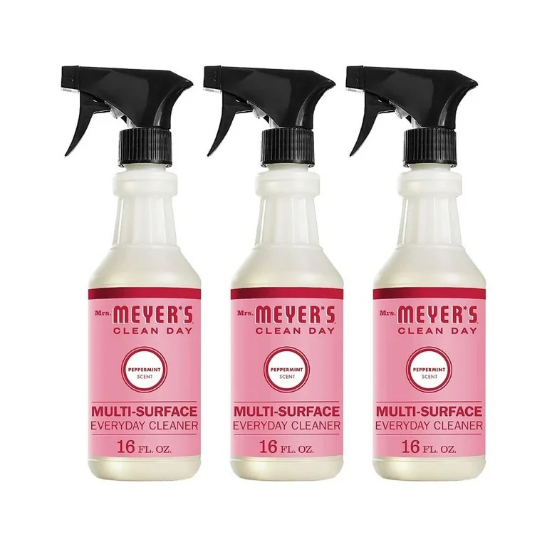 Mrs. Meyer's Multi-Surface Cleaner Peppermint, 16 oz (Pack of 3) | Walmart (US)