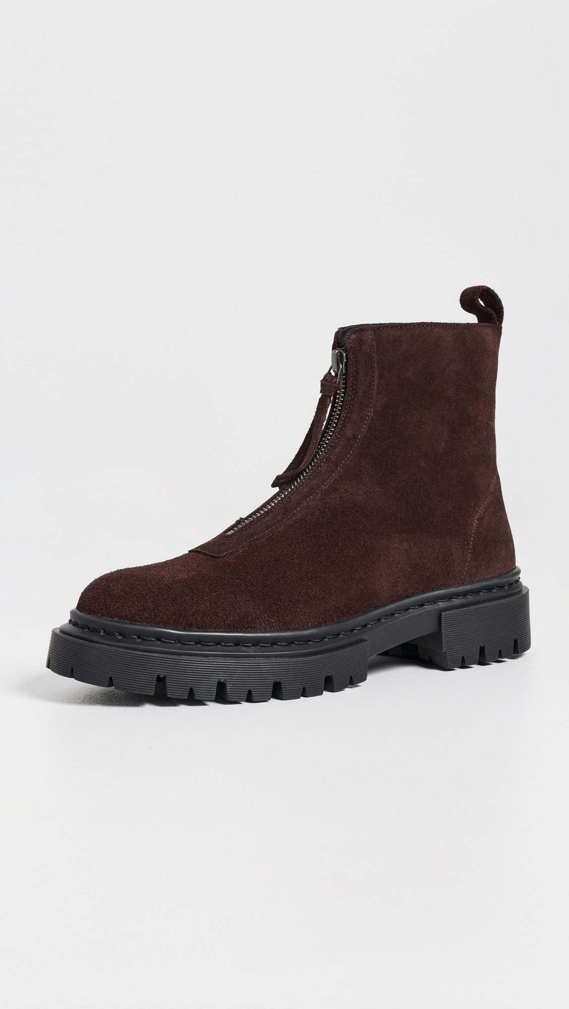 STAUD Miles Suede Zip Ankle Boots | Shopbop | Shopbop