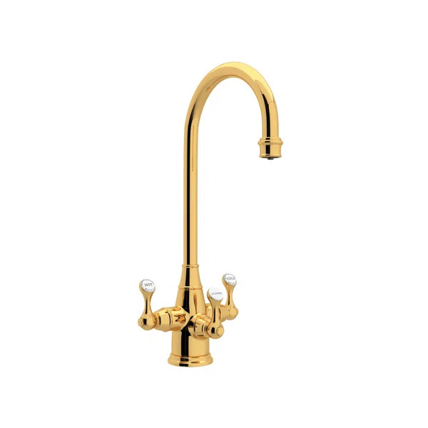 Georgian Era Two Handle Bar/Food Prep Kitchen Faucet | Wayfair North America