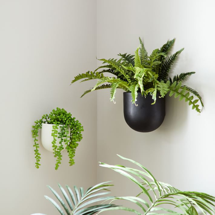 Ceramic Indoor/Outdoor Wallscape Planters | West Elm (US)
