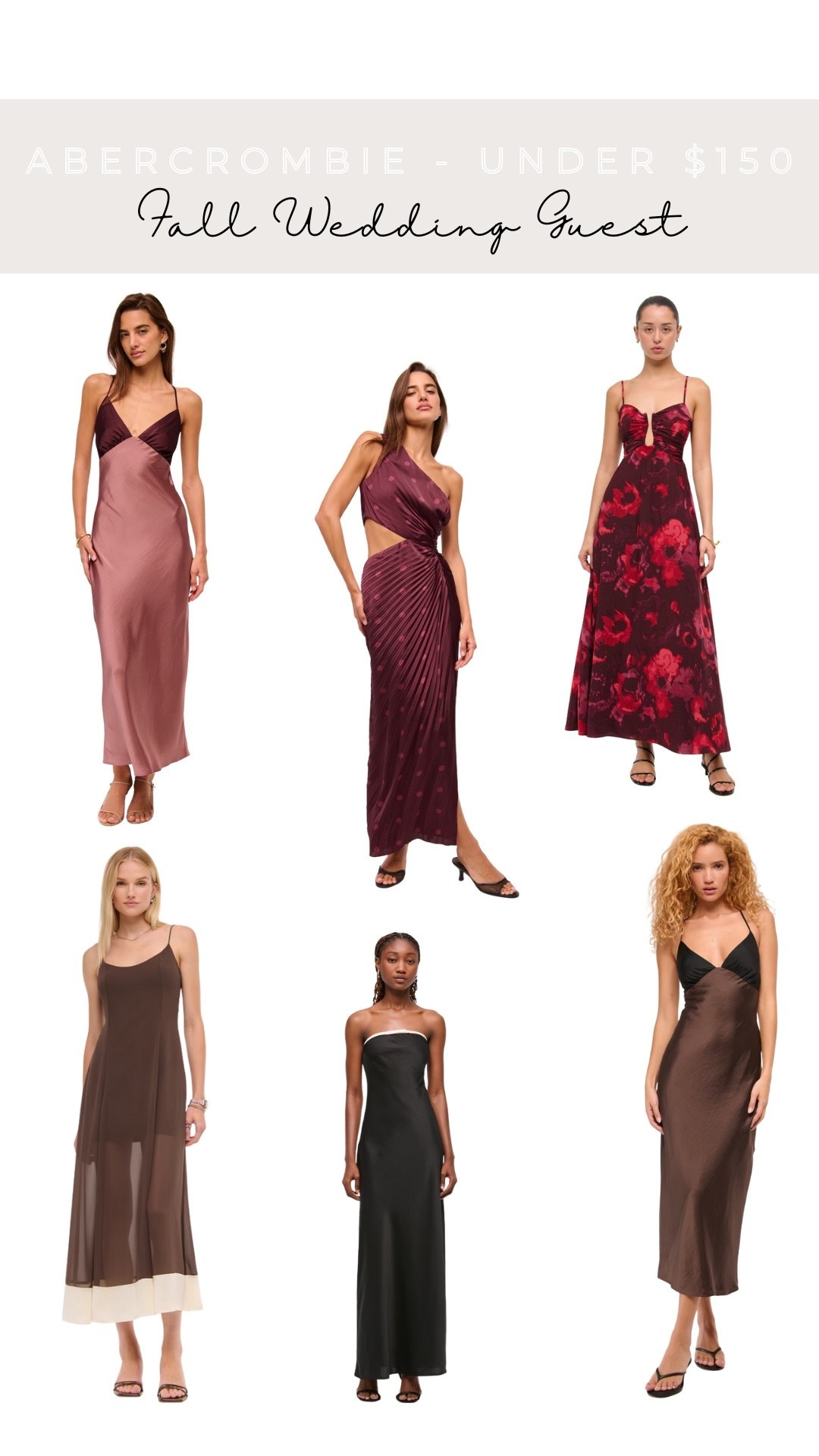 Fall wedding guest dresses under $200 | Fall wedding guest dresses under $150 | Abercrombie fall wedding guest haul | affordable fall wedding guest dresses | fall cocktail wedding guest dress | fall formal wedding guest dress | fall floor length wedding guest dress | fall wedding season | fall dresses | fall formal dresses | affordable fall dresses | wedding guest dress | neutral wedding guest dress | Abercrombie fall wedding guest dress ideas 

#LTKSaleAlert #LTKStyleTip #LTKWedding