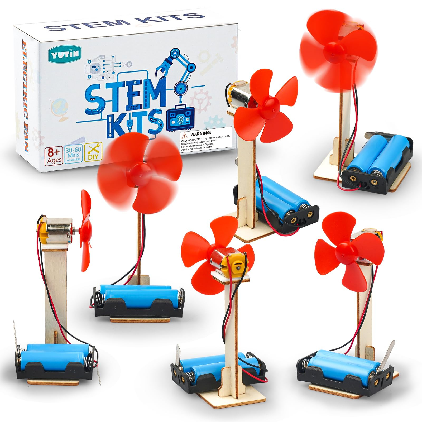 6 STEM Science Kits for Kids Age 8-12, STEM Building Toys for 8-10 Year Girls Boys Wood Crafts, E... | Amazon (US)