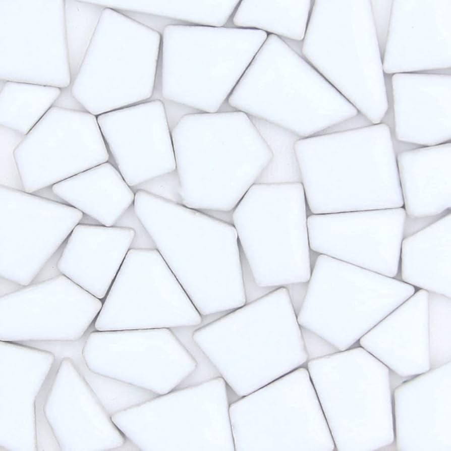 200g Mosaic Tiles Mosaic Stained Glass g for Home Decoration DIY Arts & Craft, Shaped Ceramic, 0.... | Amazon (US)