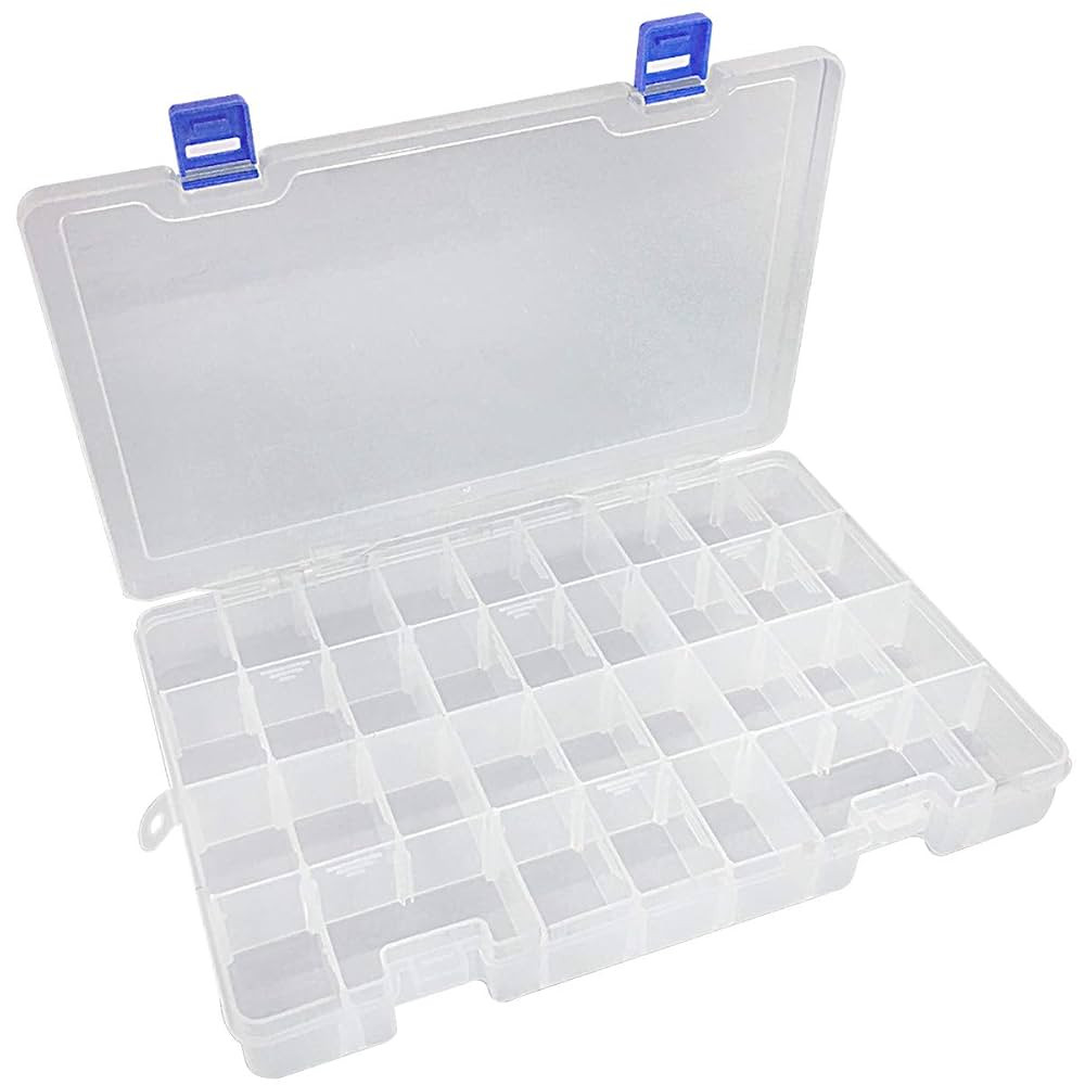 Qualsen Plastic Organizer Container Storage Box Adjustable Divider Removable Grid Compartment Big... | Amazon (CA)