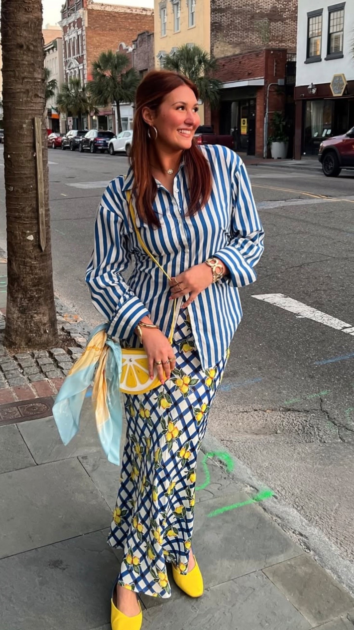 Skirt is conditions apply, scarf is KBSCANVASS