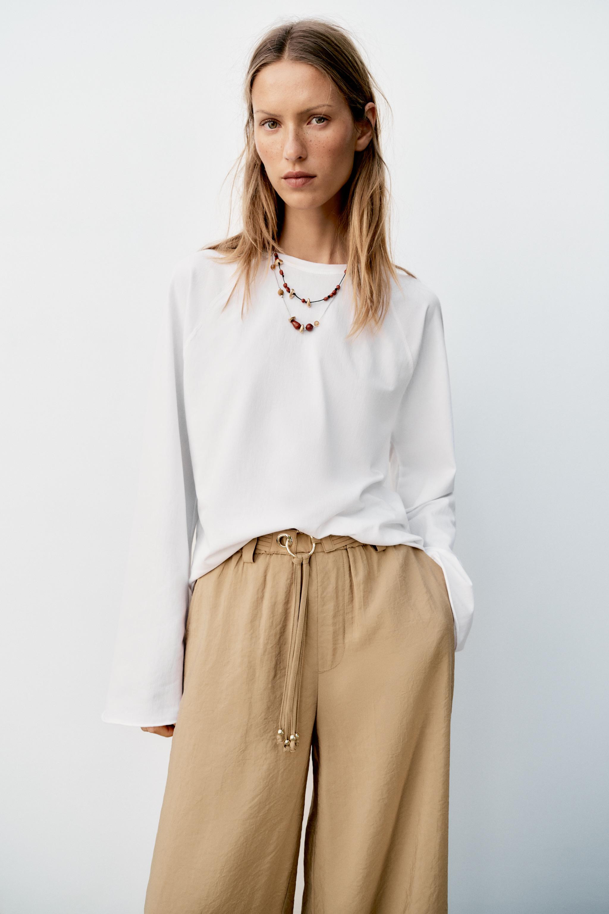LONG SLEEVE RAGLAN T-SHIRT | Zara US