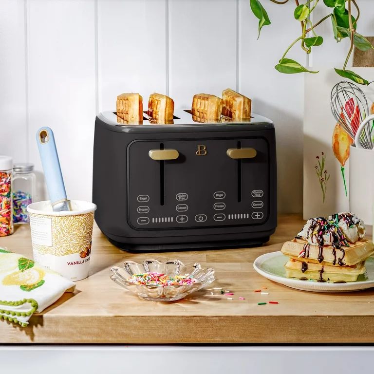 Beautiful 4 Slice Toaster, Black Sesame by Drew Barrymore | Walmart (US)