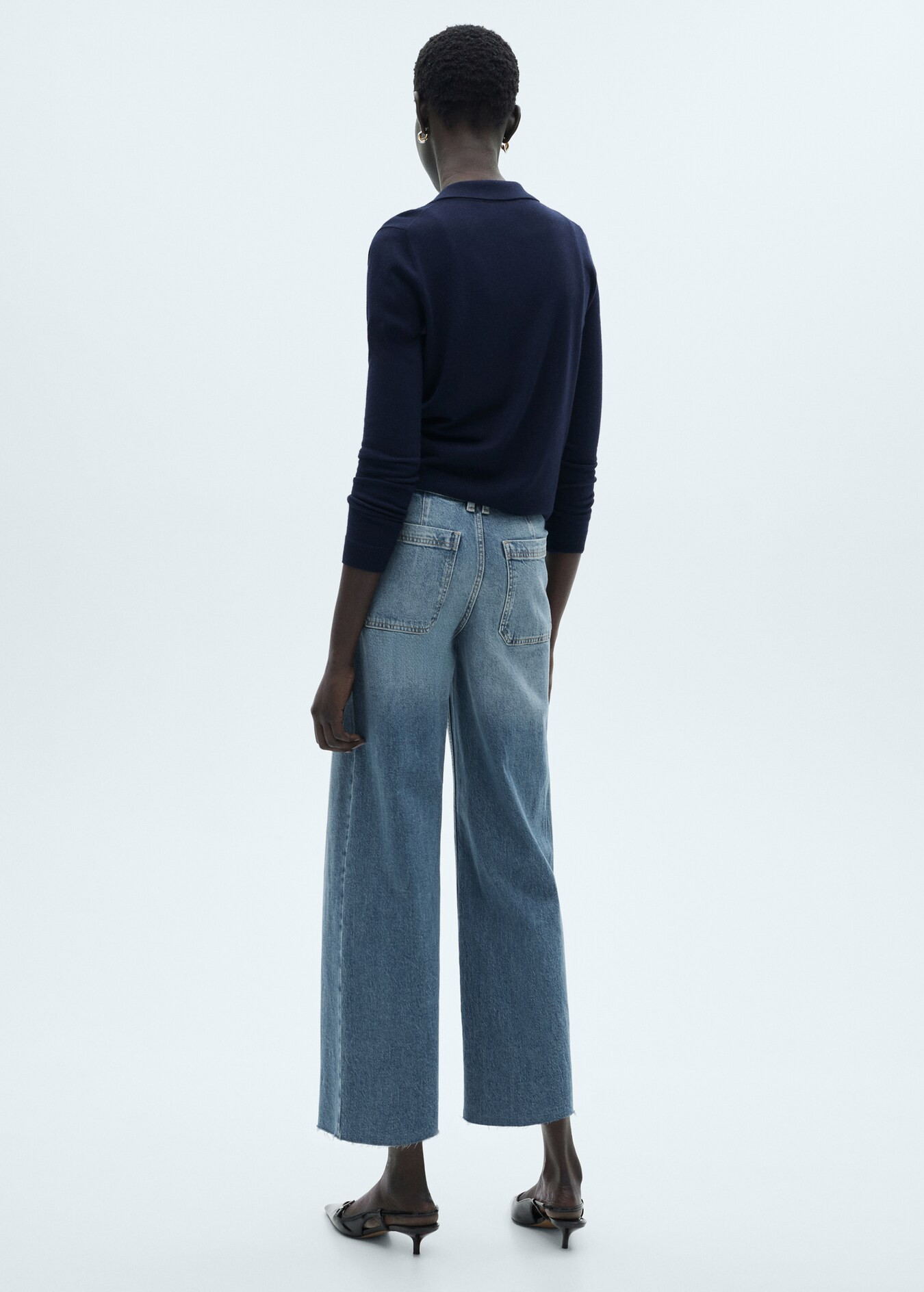 Catherin high-rise culotte jeans | MANGO (UK)