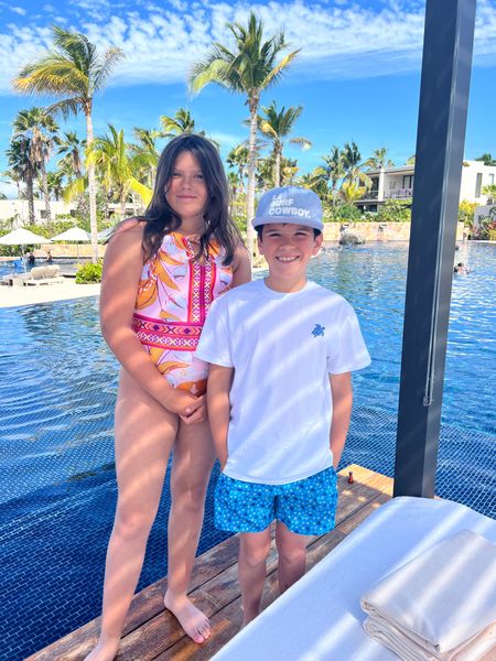 The kiddos love their swim looks today  

#LTKtravel #LTKswim #LTKkids