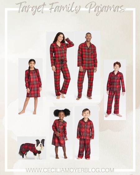 Target pajama sets for the family!  Red plaid pajamas - kids pajamas - holiday pajamas - Christmas pajamas - pet clothes - mens pajamas - pajama sets - Target finds - kids clothes 

Follow my shop @ceciliamoyer on the @shop.LTK app to shop this post and get my exclusive app-only content!

#liketkit #LTKfamily #LTKunder50 #LTKHoliday
@shop.ltk
https://liketk.it/3SUHo

#LTKfamily #LTKunder50 #LTKHoliday