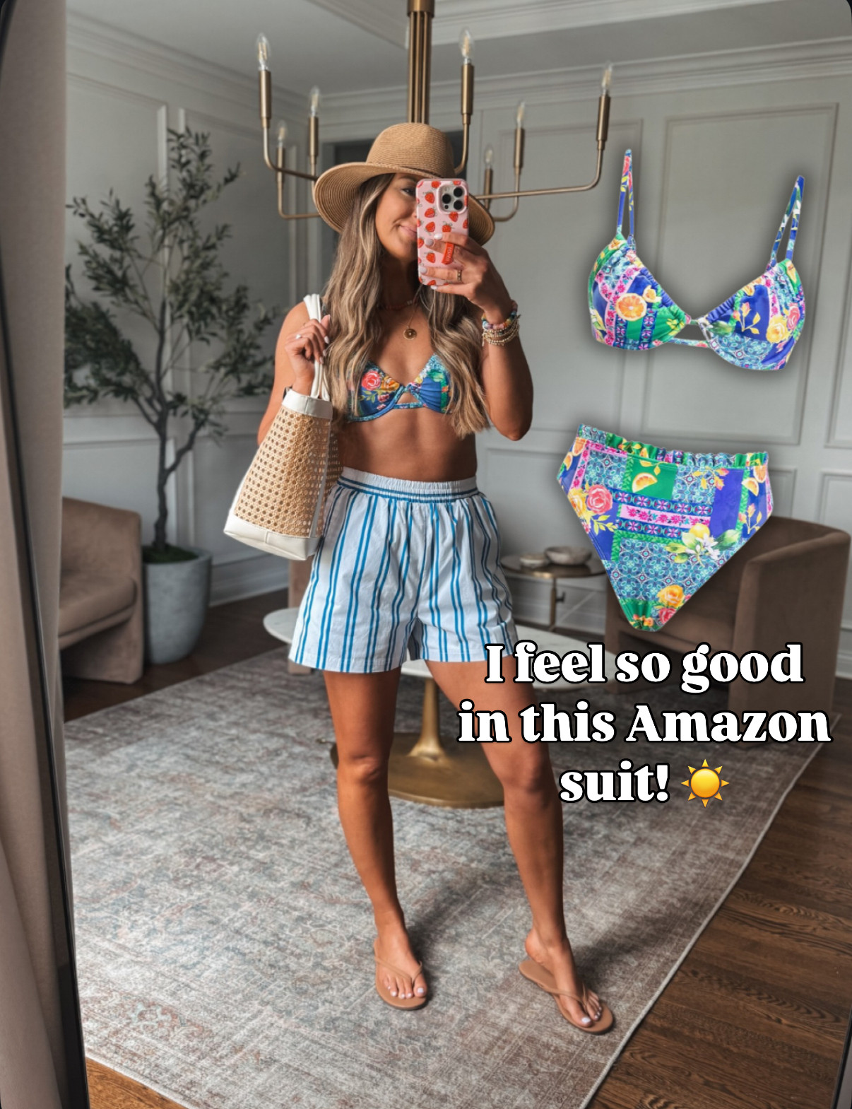 The cutest Amazon two piece!  

 #LTKSeasonal #LTKFindsUnder50 #LTKSwim
