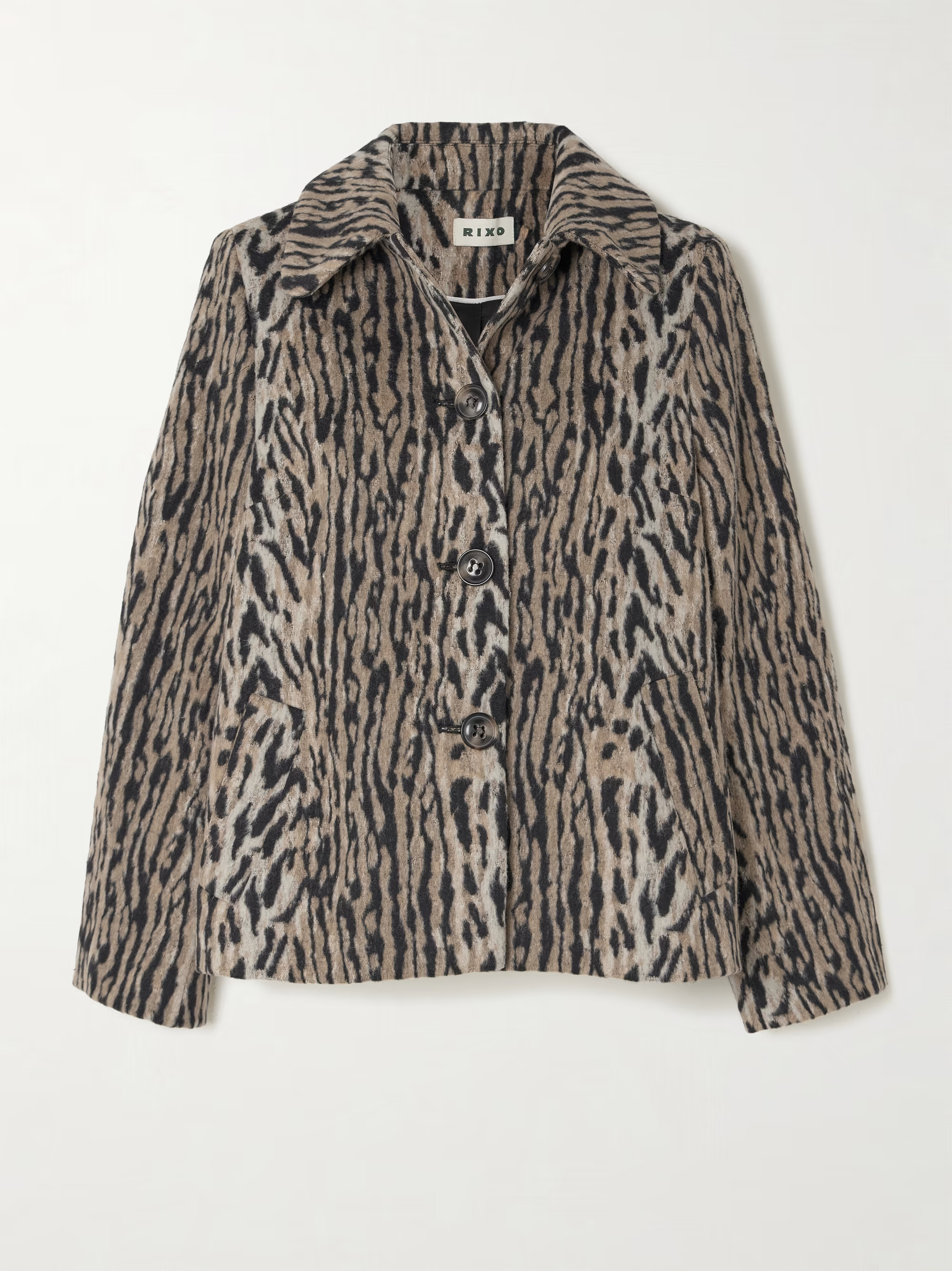 Tommie leopard-print felt jacket | NET-A-PORTER (UK & EU)