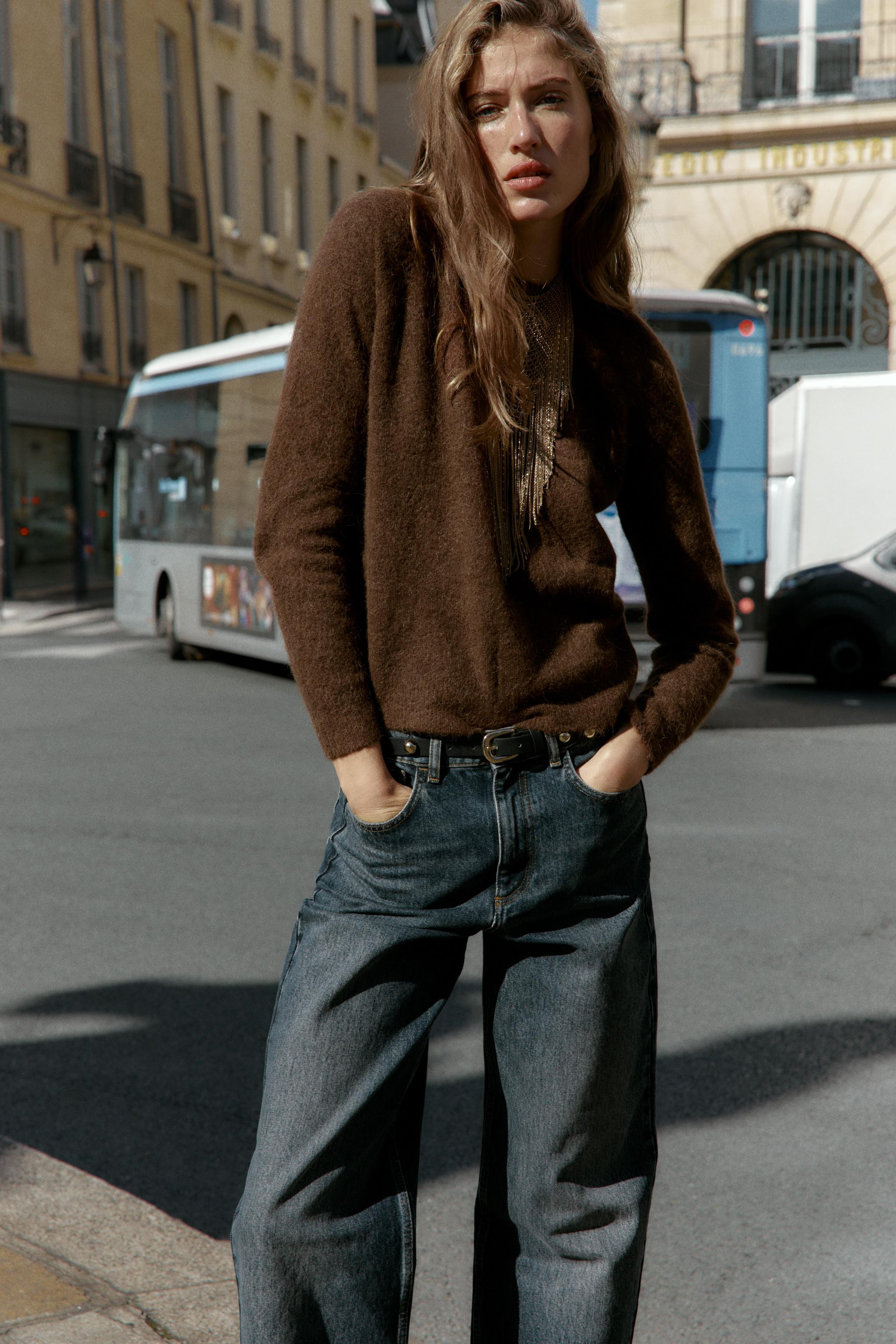 WOOL AND ALPACA JUMPER | Zara UK