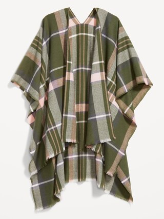 Flannel Poncho | Old Navy (US)