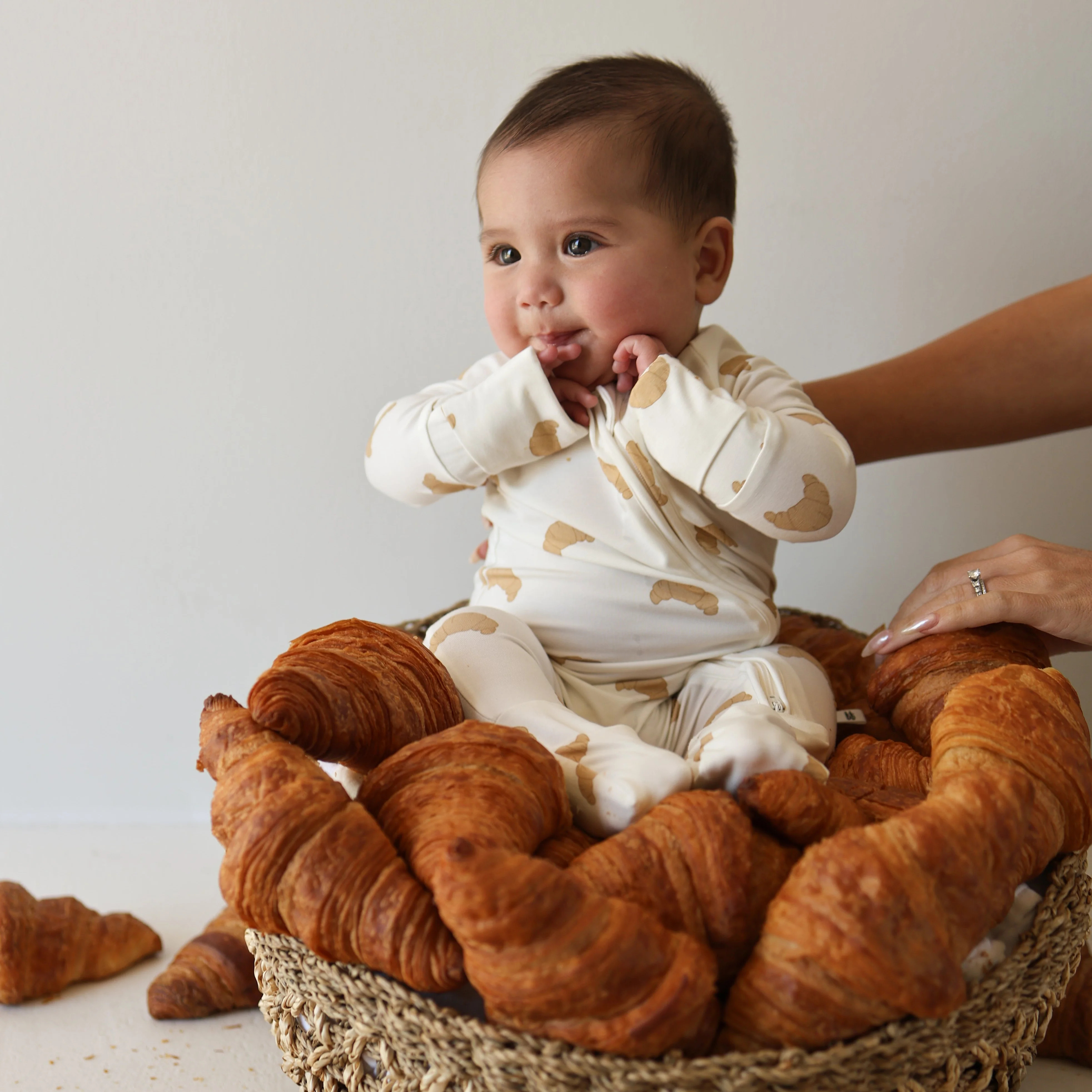Bamboo Zip Pajamas | Croissants | Forever French