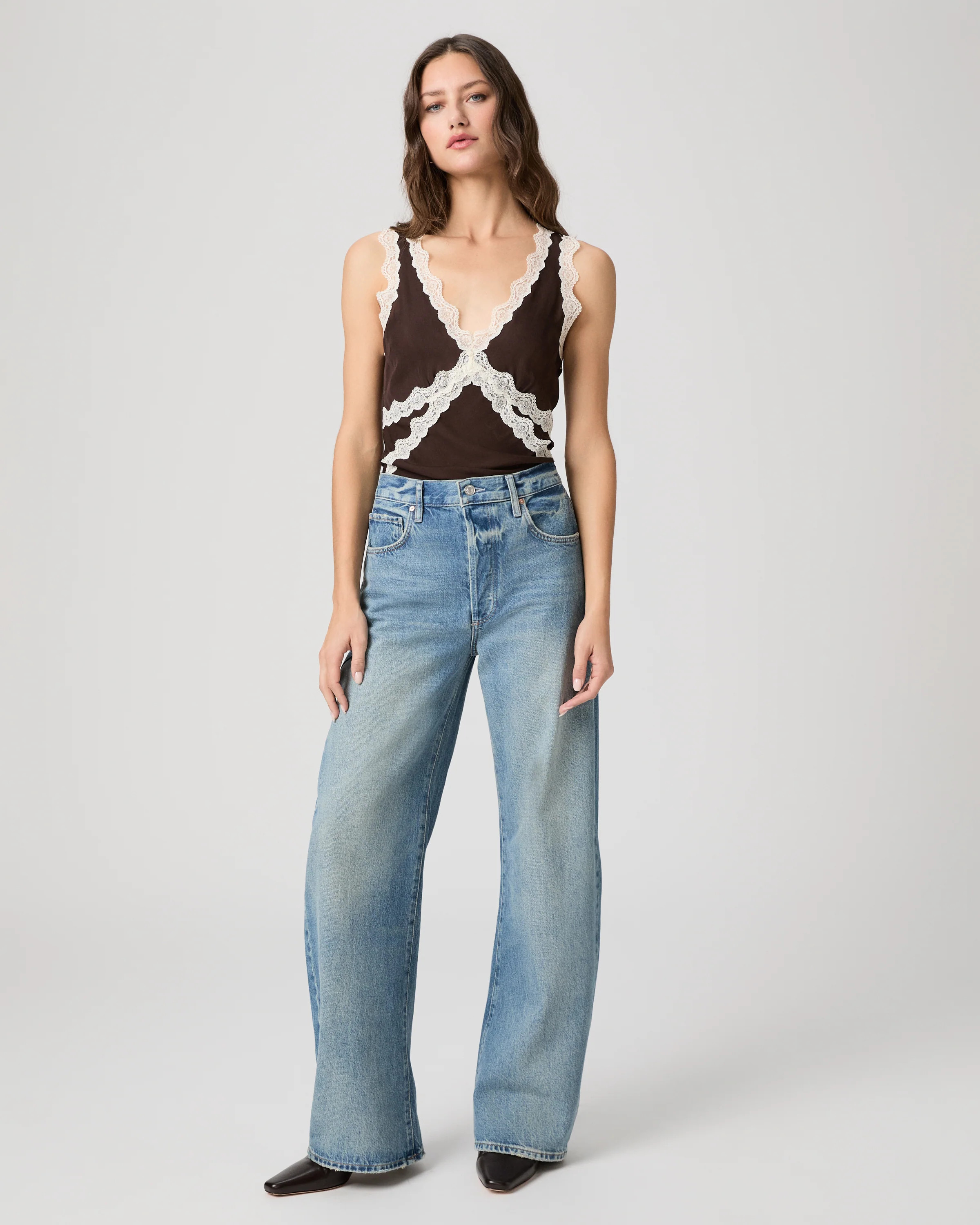 Arellia Barrel Leg Jean | Paige
