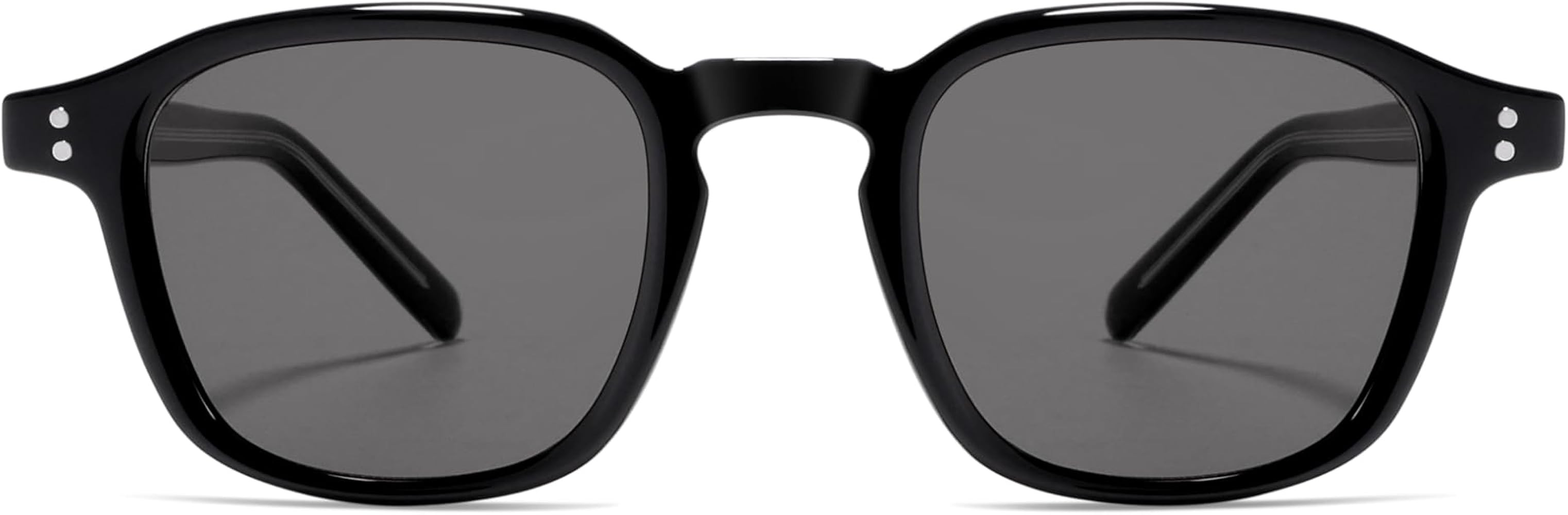 Retro Square Sunglasses Womens Mens, Classic Panto TR90 Frame UV400 Sun Glasses AP3781 | Amazon (US)