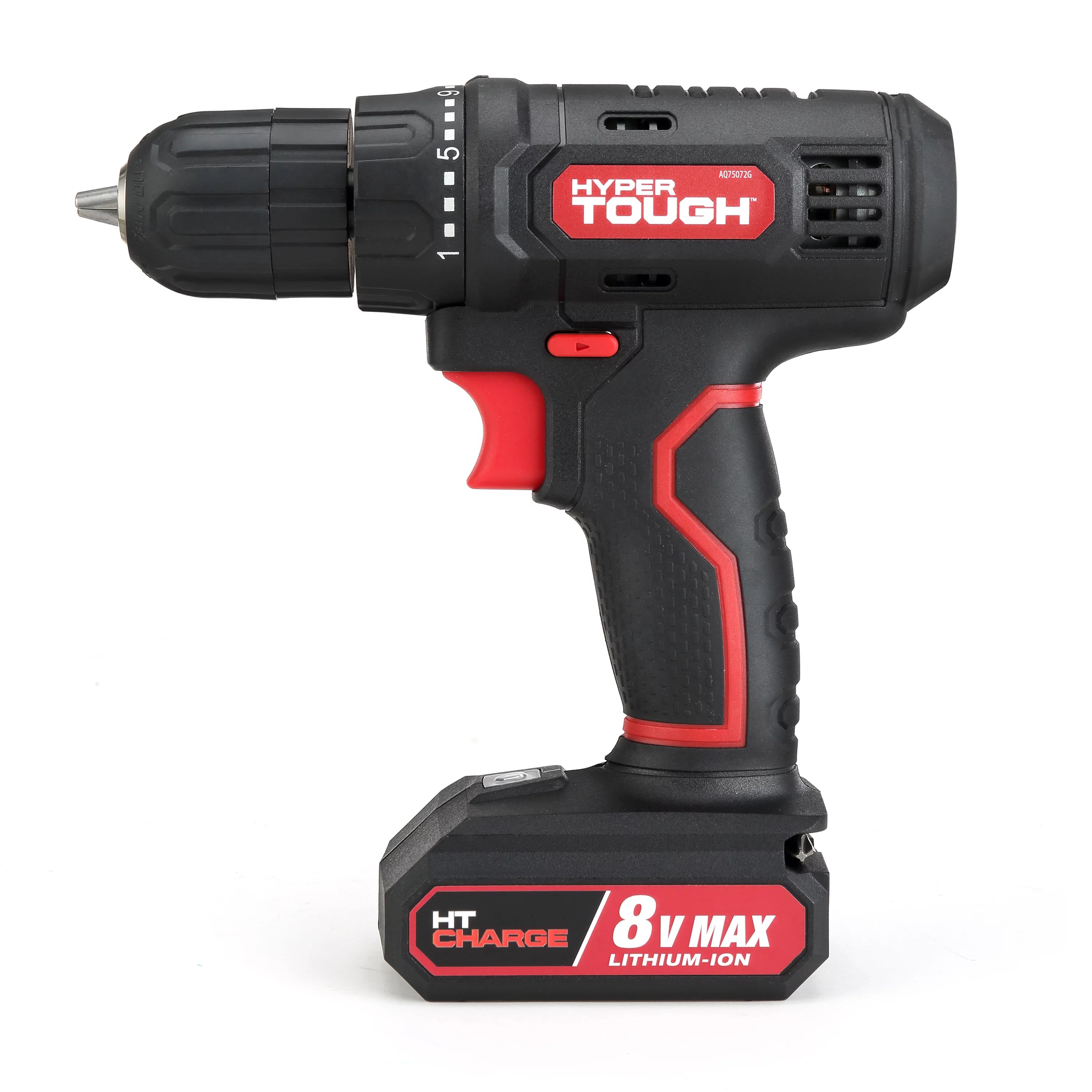 Hyper Tough 8V Max Cordless Drill, 3/8 inch Chuck, Non-Removable 1.5Ah Battery with Charger, Bit ... | Walmart (US)