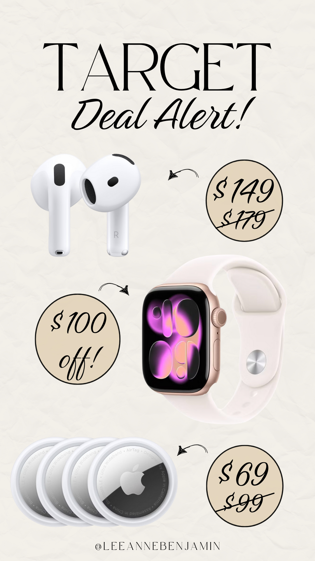 Deal Alert at Target! Incredible deals on airpods, apple watch, and air tags!  

 #LTKOver40 #LTKSaleAlert #LTKKids