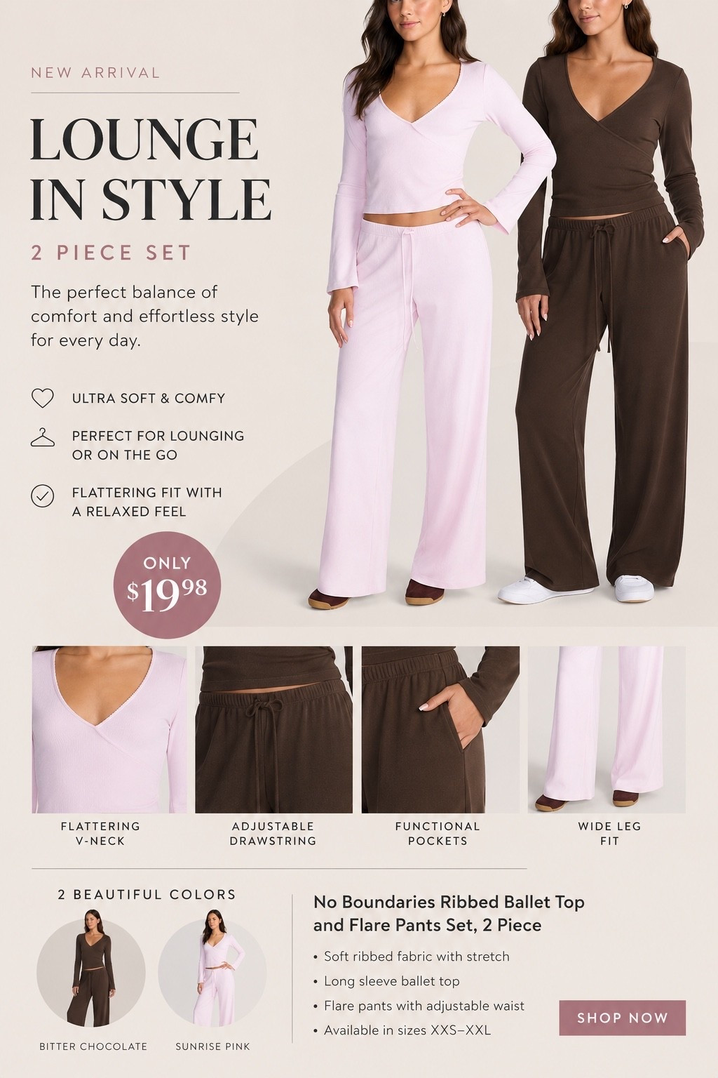 This two-piece set 🤎 effortless, comfy, and so easy to style. One of those outfits you’ll keep reaching for, and for under 20$!

#LTKSaleAlert #LTKmomlife